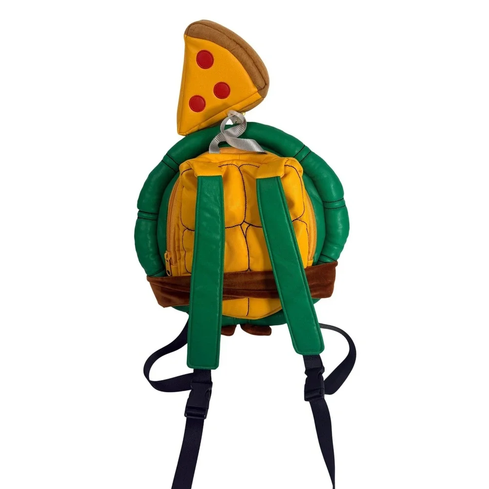 Teenage Mutant Ninja Turtles TMNT Shell Backpack Pizza Slice Kids Bag NEW -BQ